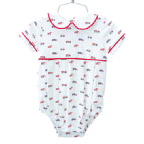 Construction Trucks Toile Pima Alexander Bubble