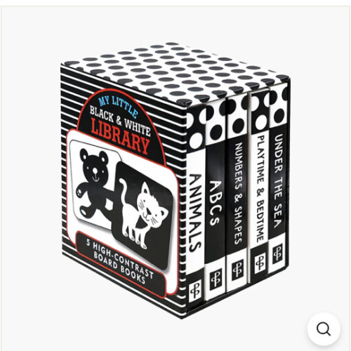 My Little Black and White Board Book Library