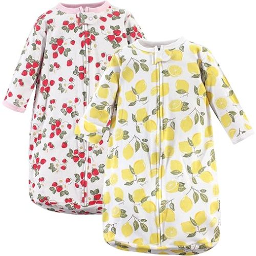 Hudson Baby BabyCotton Long-Sleeve Wearable Sleeping Bag, Sack, Blanket