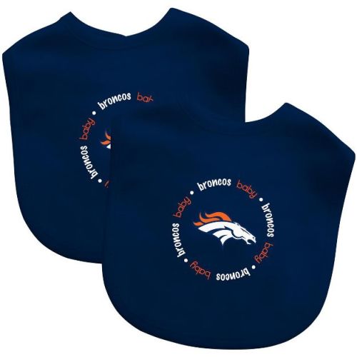 BabyFanatic Officially Licensed Unisex Baby Bibs 2 Pack - NFL Denver Broncos