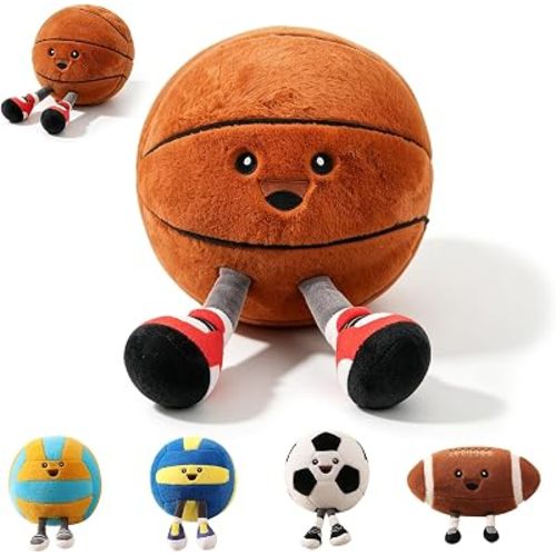 Basketball Plush Pillow, Cute Plushies, Squishy&Huggable Stuffed Plush Toy