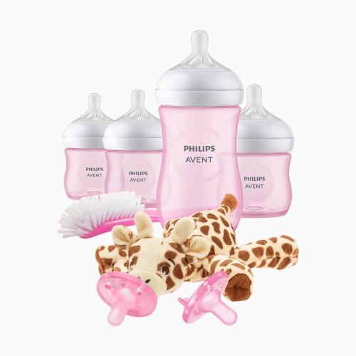 Philips Avent Natural Baby Bottle Newborn Gift Set - Pink