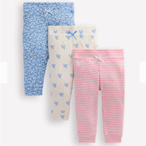 3 Pack Pointelle Leggings-Ditsy / Bows | Boden USA