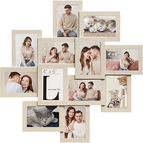 SONGMICS 4x6 Picture Frames Collage Wall Decor, 12-Pack