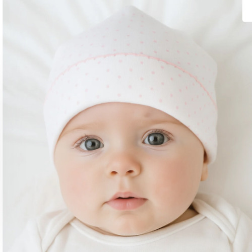 Magnolia Baby Girl Mini Dots Hat - Pink
