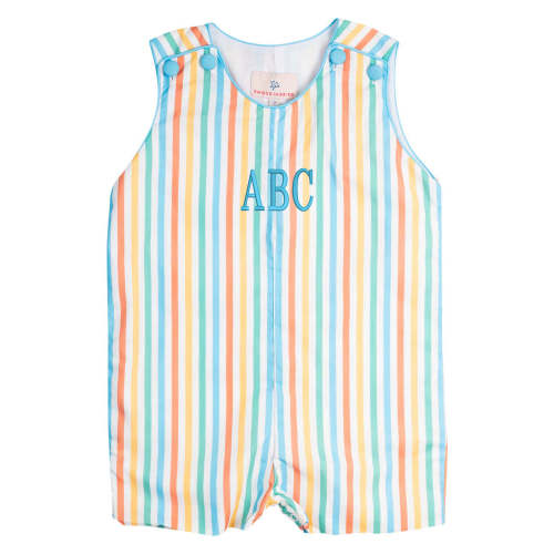 Rainbow Stripes Shortall- FINAL SALE