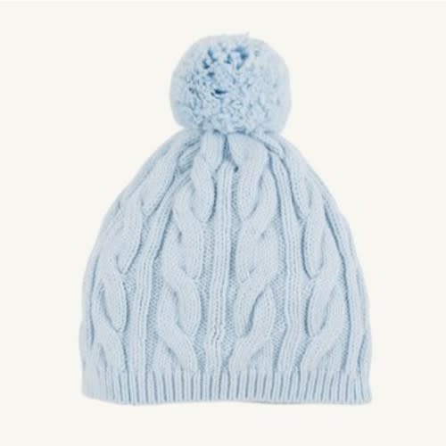 Collins Cable Knit Hat (Unisex) - Buckhead Blue