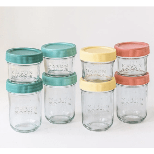 Breastmilk Storage Jar Set – Mason Bottle