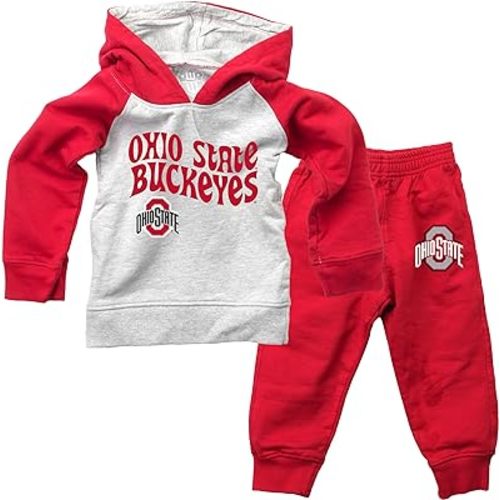 Wes and Willy Infant and Toddler College Pant and Hoodie Set