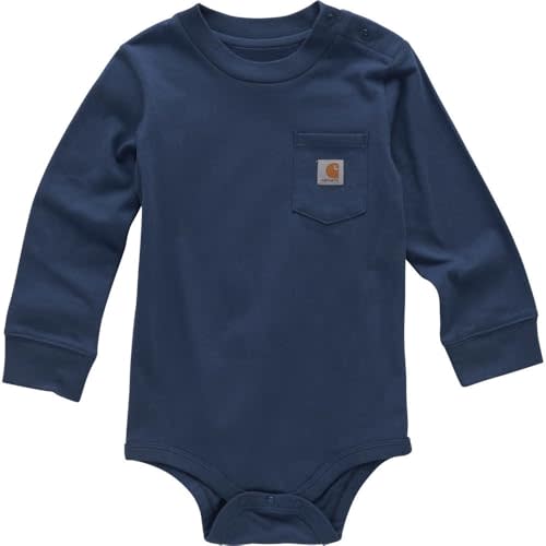 Carhartt Kid's CA5002 Long-Sleeve Pocket Bodysuit