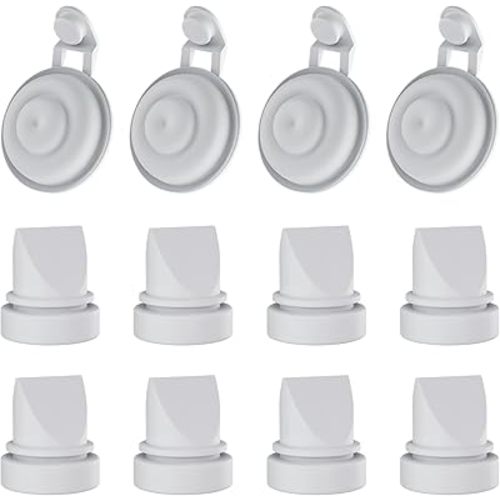 Replacement Pump Parts for Momcozy M9 Replacement Parts Replace to Mom Cozy m9 Replacement Parts, Compatible with Momcozy M9 Breast Pump Replacement Parts Mom Cozy Pump Parts, Pack of 12
