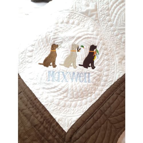 Personalized baby quilt, heirloom quilt, boy baby quilt, boy baby gift