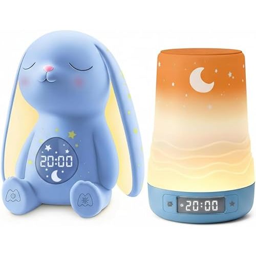 White Noise Sound Machine Baby & Night Light - AI Cry Detection, Night Light, 100 Soothing Sounds, App Control, 150% Battery Life, 50% Faster Sleep, Baby Essentials
