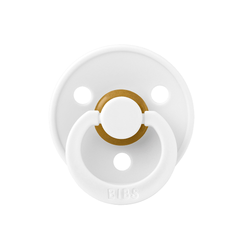 BIBS Colour White Pacifier – Classic Comfort – Bibsworld store US