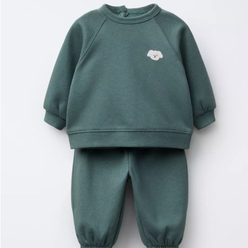 PRINT SWEATSHIRT AND JOGGER SET - Petrol blue | ZARA United States