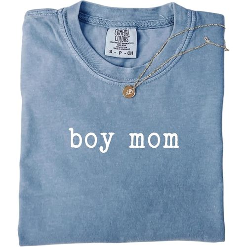 Comfort Colors® Boy Mom Shirt, Cool Moms Club T-Shirt, New mom Gift