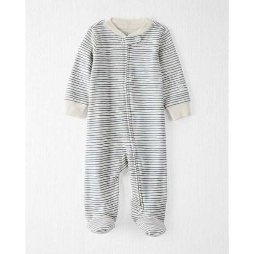 Baby Organic Cotton Sleep & Play Pajamas in Stripes - Little Planet | Carter's