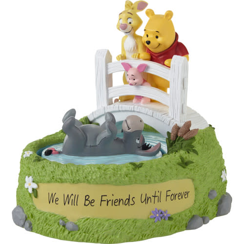 Precious Moments 231701 We Will Be Friends Until Forever Disney Winnie The Pooh And Friends Rotating Resin Musical
