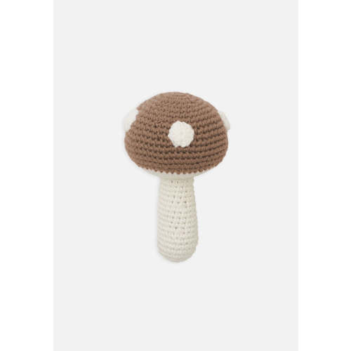 Miann & Co Hand Rattle - Taupe Mushroom