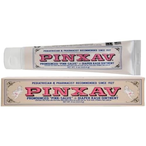 PINXAV Healing Cream, Fast Relief for Diaper Rash, Eczema, Chafing, Bed Sores, Acne, and Minor Cuts and Burns (4 OZ)