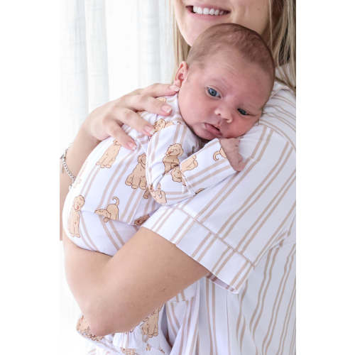 Zipper Footie in Ruff Life | Caden Lane