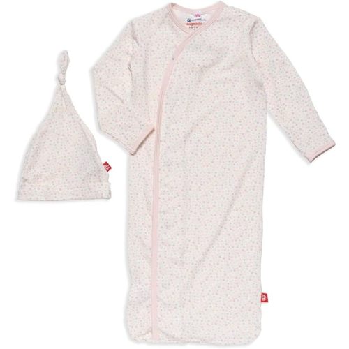 Magnetic Me Modal Newborn Sleeper Gown & Hat Set | Silky Soft Modal Fabric Sleep Sack