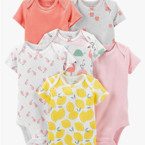 Simple Joys by Carter's Baby Girls' 6-Pack Sleeveless Bodysuit