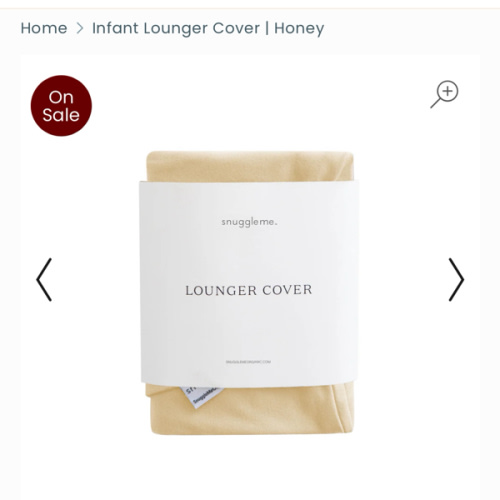 Infant Lounger Cover | Honey