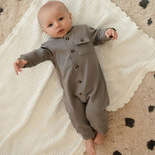 Petit Lem - Grey Dusk Playsuit