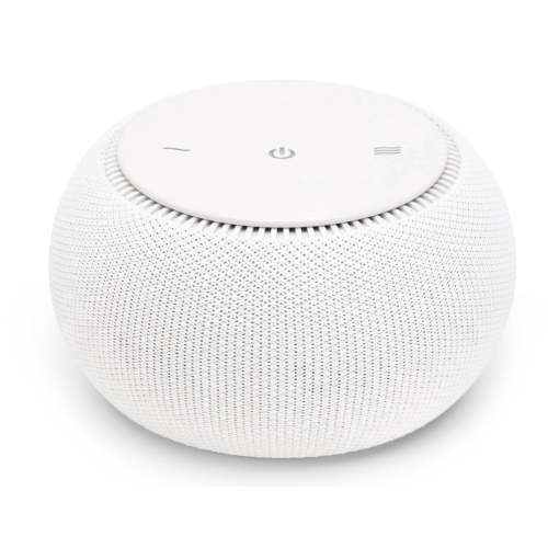 SNOOZ Pro - Smart White Noise Machine – Real Fan Inside, Non-Looping White Noise, Adjustable Tone & Volume – App-Based Remote Control, Sleep Timer, and Night Light - Cotton