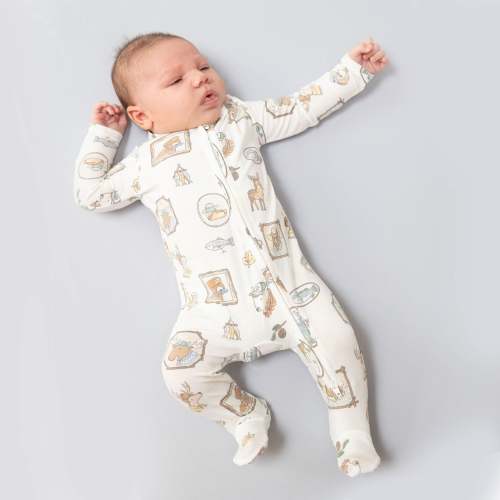 Woodson's Family Cabin - 2 Way Zipper Footie – Angel Dear