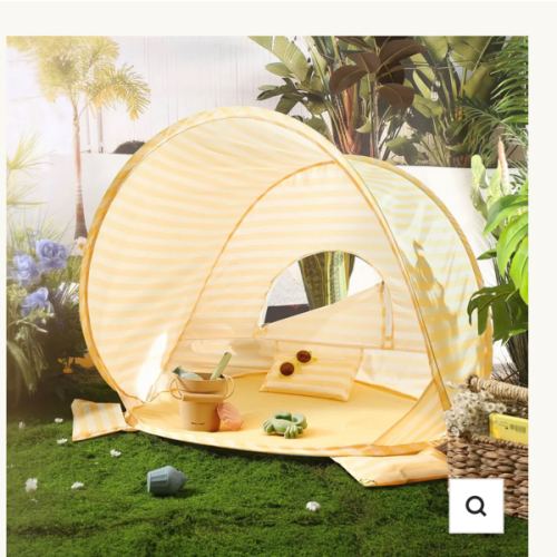 Tiny Land® Baby Beach Tent – Sea Blue or Yellow Play Tent for Outdoor Fun