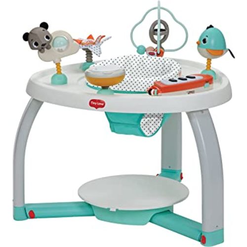 Tiny Love 5-in-1 Stationary Activity Center, 5 Modes of use: Tummy time, Activity Center, Baby Balance Board, Toddler Activity Table, Child Table and Chair, Magical Tales