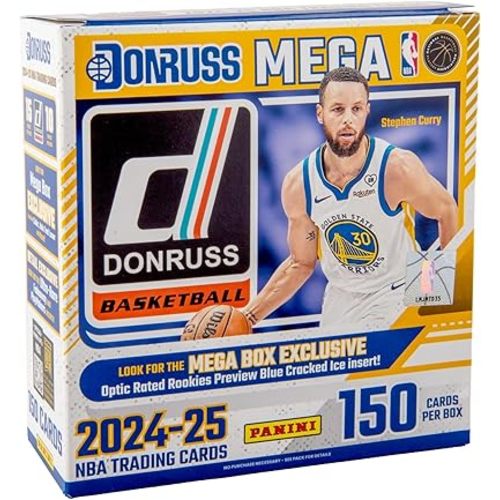 2024-25 Panini Donruss Basketball Trading Cards Mega Box