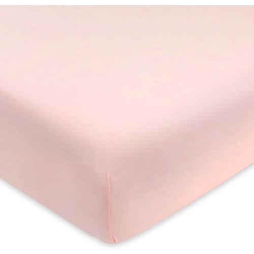 HonestBaby Unisex-Baby Fitted Crib Sheets Set Standard Mattress, 100% Organic Cotton Baby Boys, Girls, Neutral, 1 Pack - Jumbo Leaf Sage, One Size