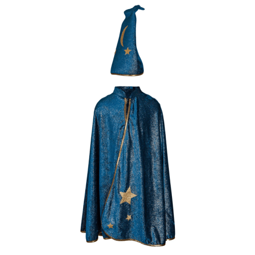 Starry Night Wizard Cape & Hat