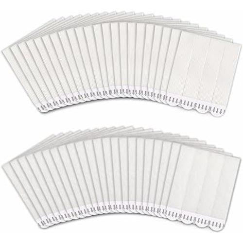 60-Pairs(120 Strips) Large Picture Hanging Strips Heavy Duty, Removable Hook and Loop Tape, Picture Hanger Damage Free, Waterproof Adhesive Strips for Frame Hanging