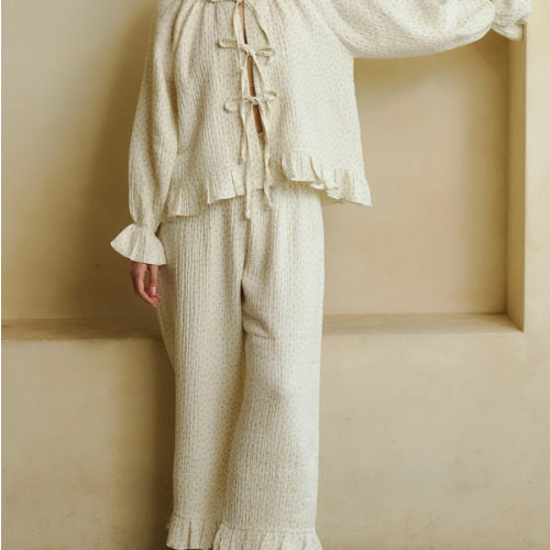COZY TIE MUSLIN SET