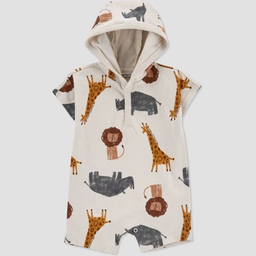 Carter's Just One You® Baby Boys' Safari Romper - Beige