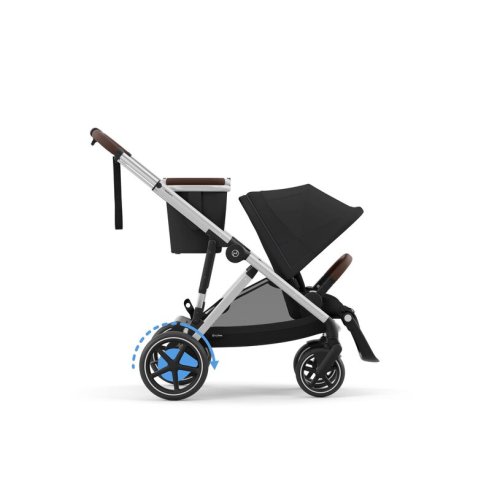 CYBEX e-Gazelle S - Moon Black (Silver Frame)
