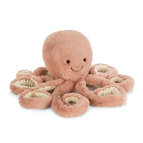 Jellycat Odell Octopus Stuffed Animal, Medium, 9 inches