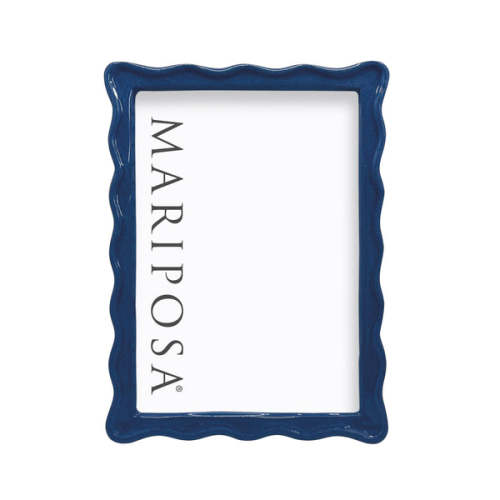 Wavy Blue Frame | Over The Moon