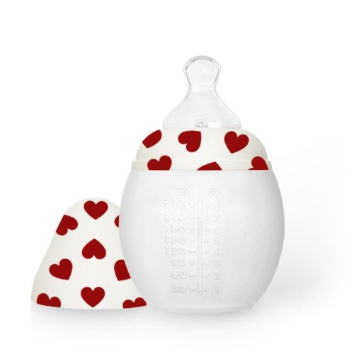 240ml anti-colic feeding bottle - Coeurs - Elhée