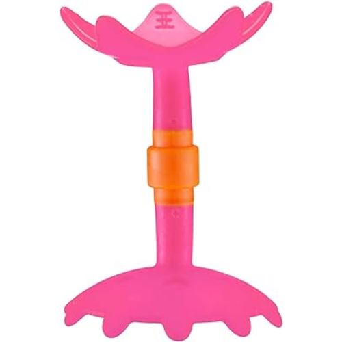Innobaby Original Teethin Smart EZ Grip Star Teether and Sensory Toy for Babies and Toddlers. BPA Free Teether Pink