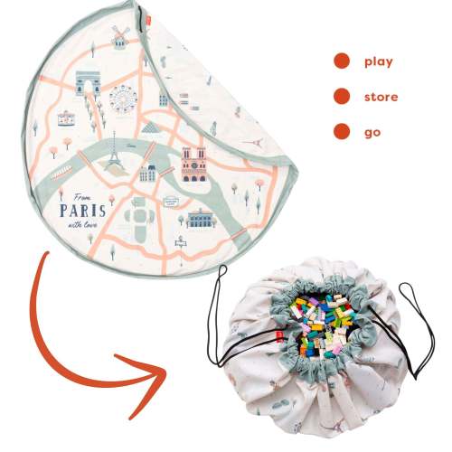 PLAY & GO Paris Map Toy Storage Bag