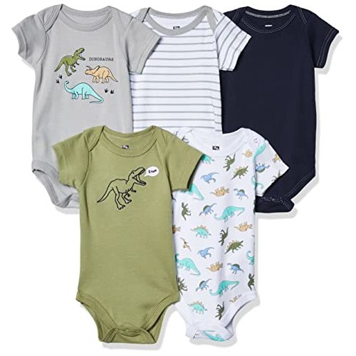 Hudson Baby unisex-baby Cotton Bodysuits