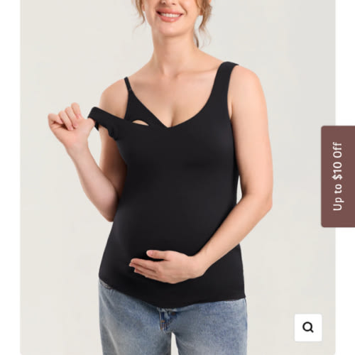 Natrelax® V Neck Nursing Tank Top