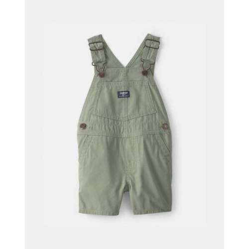 Baby Boy Canvas Shortall - Olive - OshKosh B'gosh | Carter's