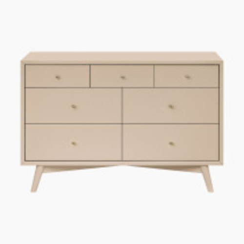 babyletto Palma 7-Drawer Double Dresser - Taupe