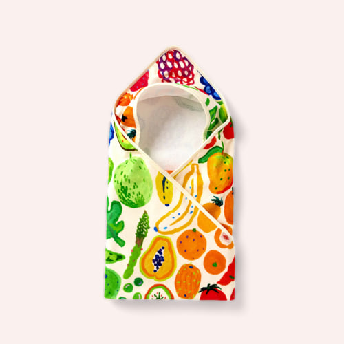 Baby Hooded Towel - Eat The Rainbow